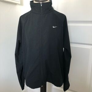 Nike Black and White Zip-Up Jacket